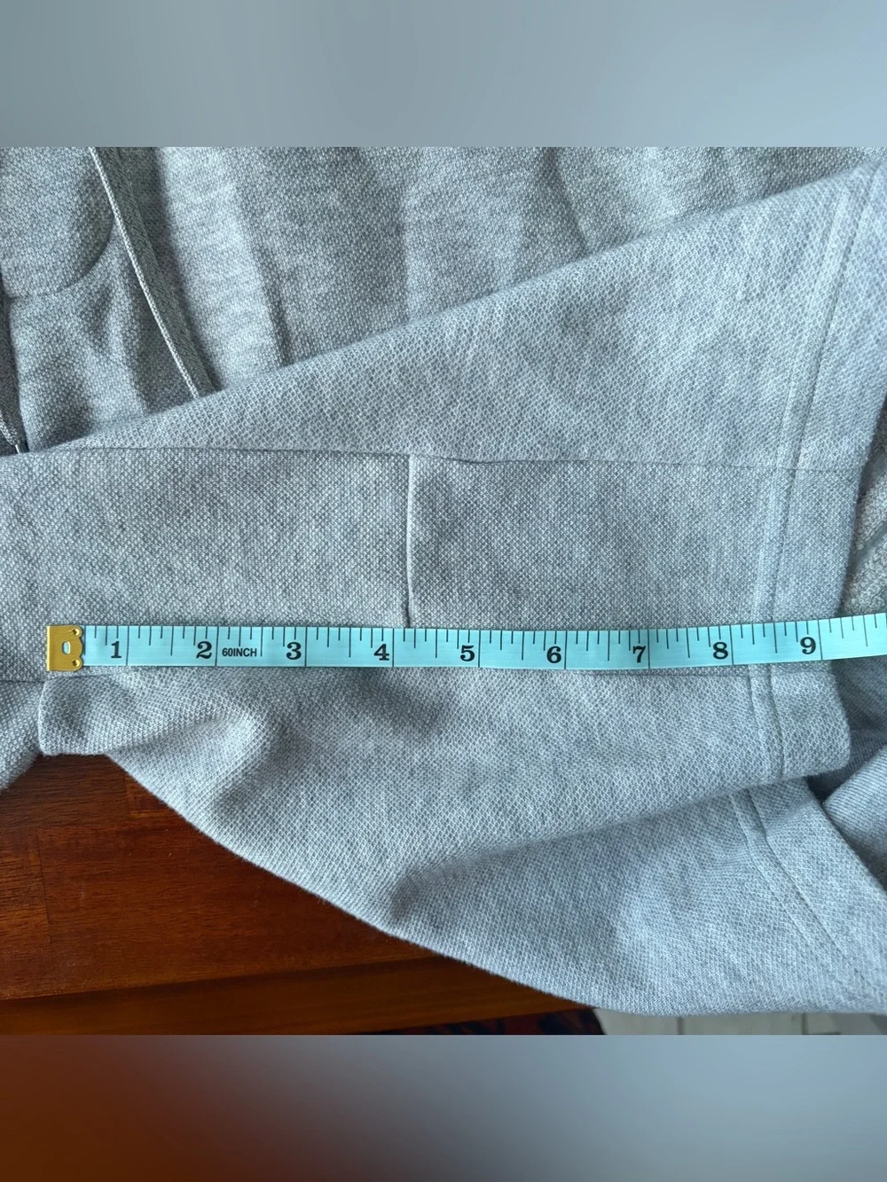 Polo Ralph Lauren Gray Textured 9” Sweat Shorts POLO logo L